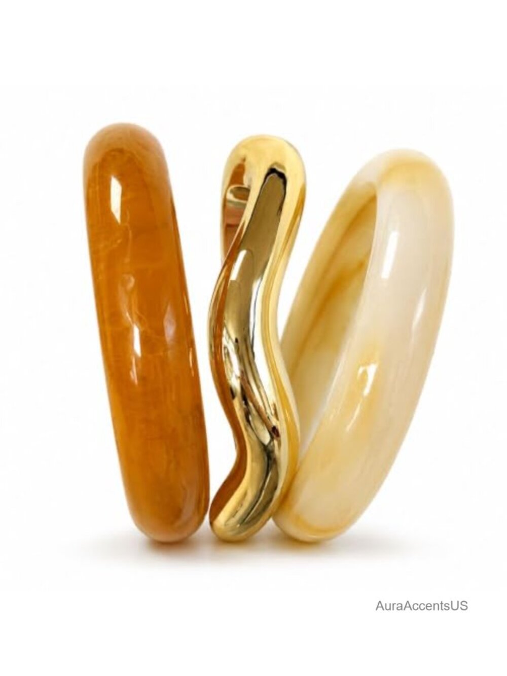 Chunky Acrylic Bangle Bracelets for Women Stackable Bangles Set